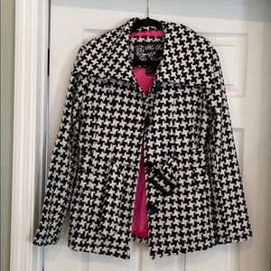 Me Jane Houndstooth Peacoat
